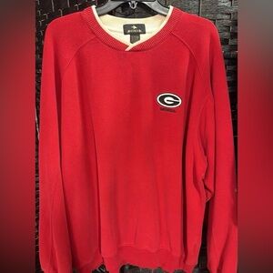 Red Georgia Crewneck Sweatshirt